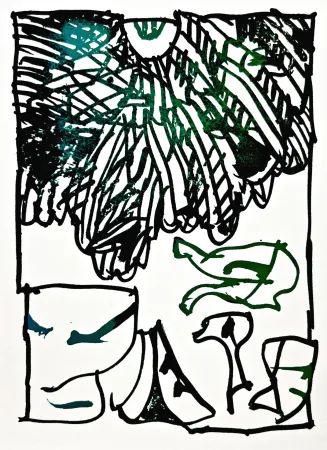 Lithographie Alechinsky - Résumé