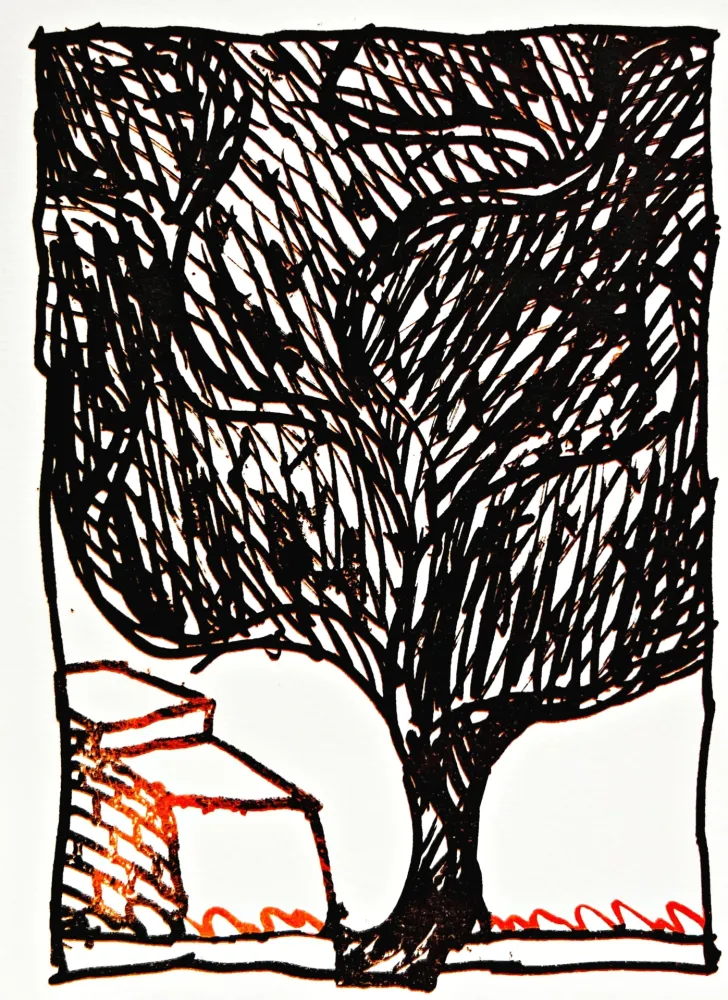 Lithographie Alechinsky - Résumé