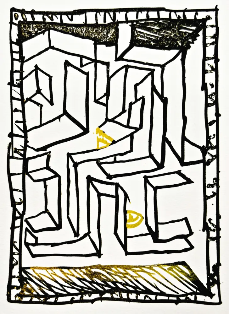 Lithographie Alechinsky - Résumé