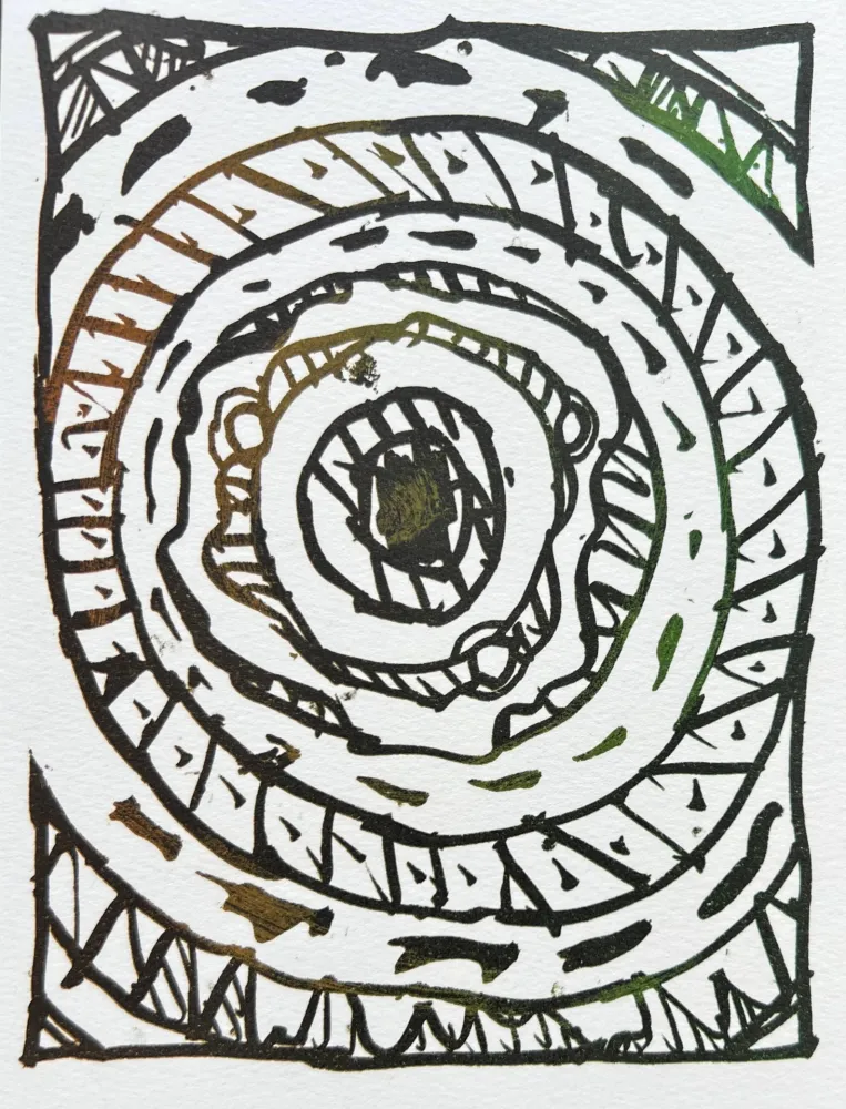 Lithographie Alechinsky - Résumé