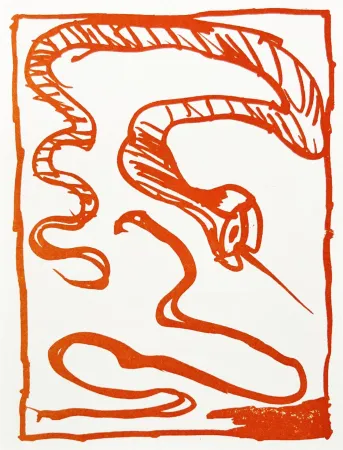 Lithographie Alechinsky - Résumé