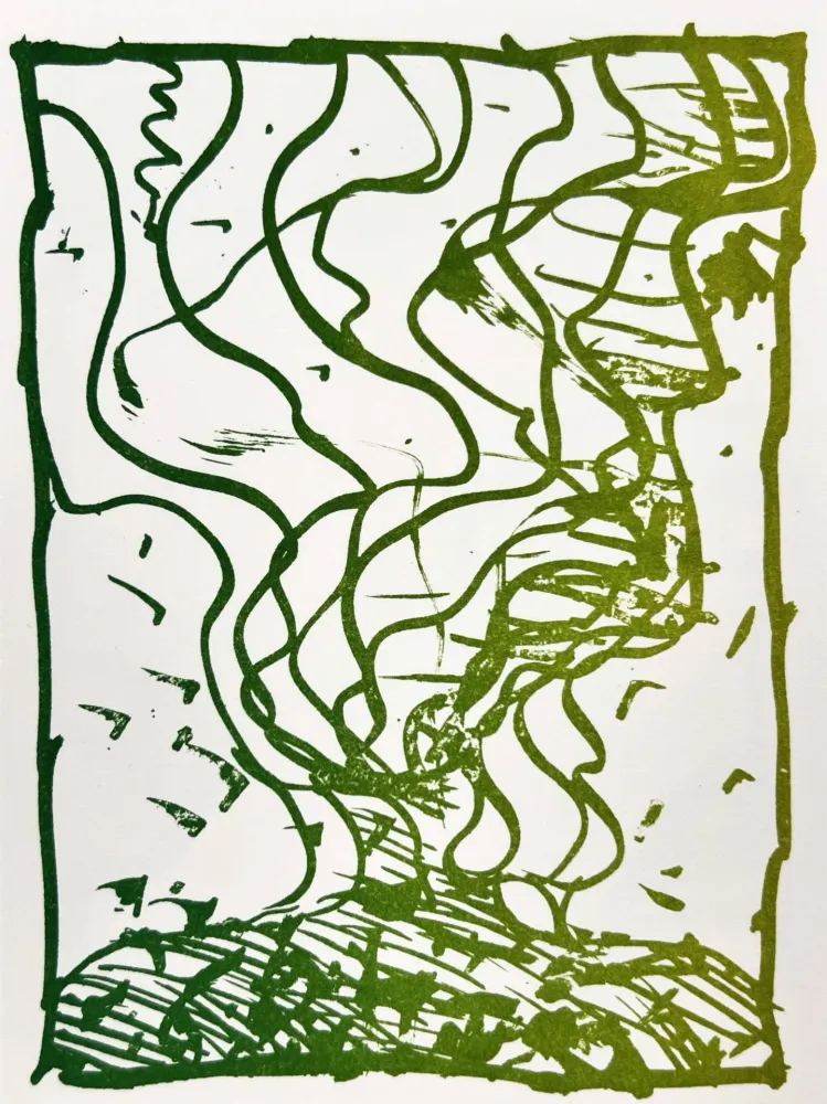 Lithographie Alechinsky - Résumé