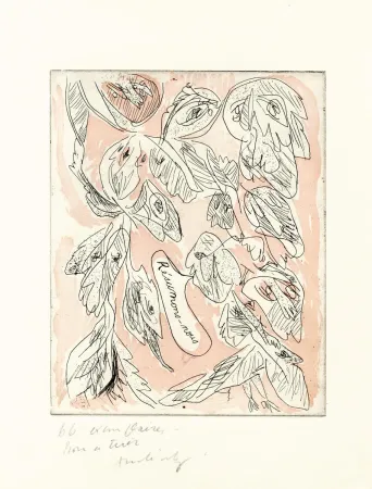 Radierung Alechinsky - Résumons-nous