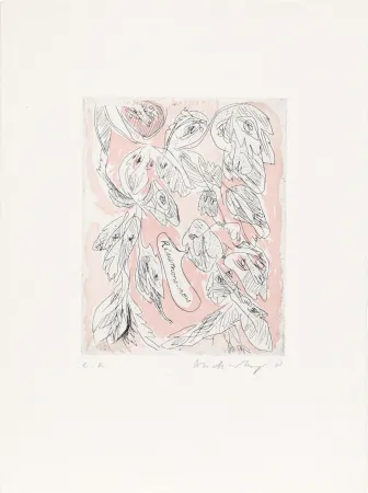 Radierung Alechinsky - Résumons nous