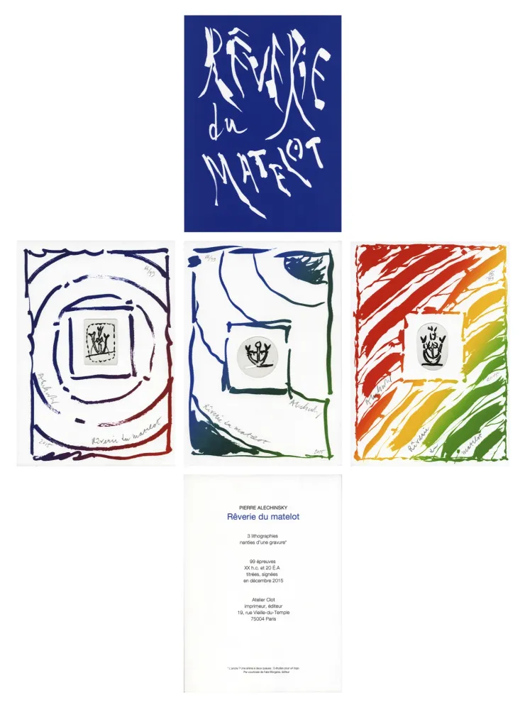 Stich Alechinsky - Rêverie du Matelot I, II, III