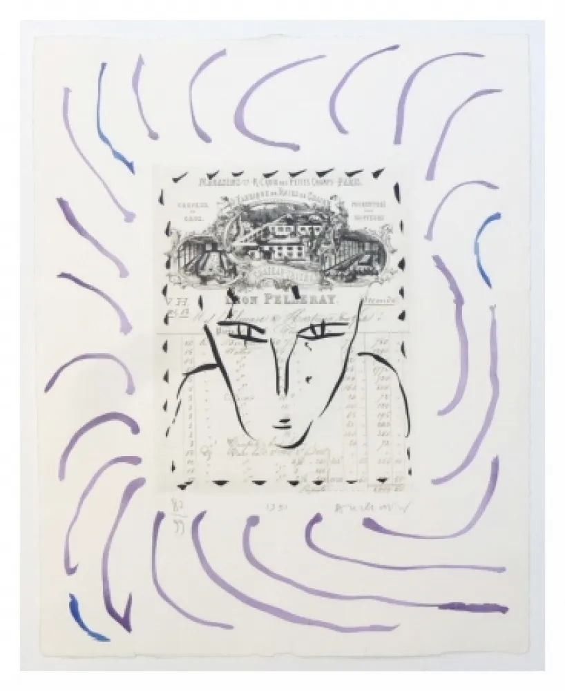 Stich Alechinsky - Rue Croix des petits champs