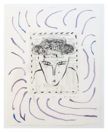 Stich Alechinsky - Rue Croix des petits champs