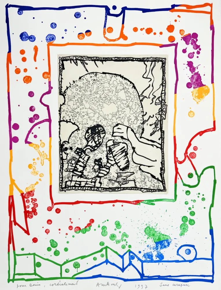 Radierung Alechinsky - Sans carapace