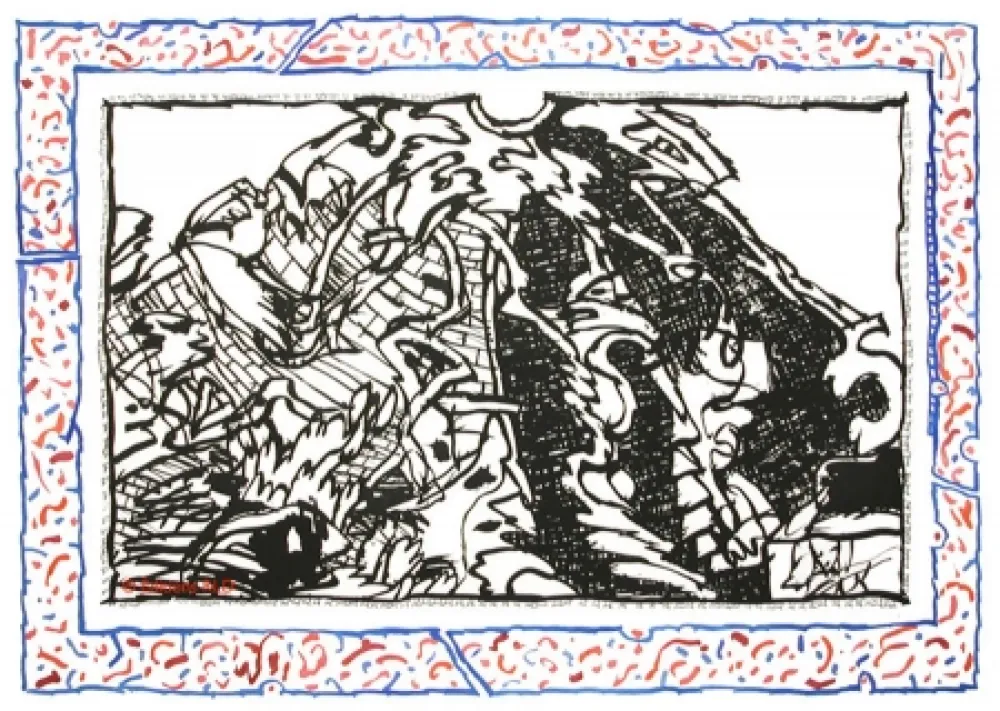 Radierung Und Aquatinta Alechinsky - Sans l'écorce A