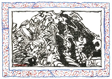 Radierung Und Aquatinta Alechinsky - Sans l'écorce A