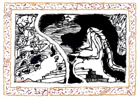 Radierung Und Aquatinta Alechinsky - Sans l'écorce C