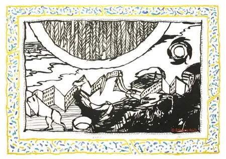 Radierung Und Aquatinta Alechinsky - Sans l'écorce D