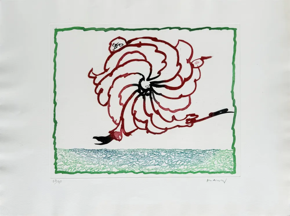 Aquatinta Alechinsky - Sans titre