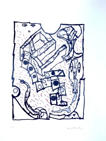 Radierung Und Aquatinta Alechinsky - Sans Titre