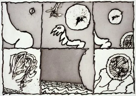 Radierung Und Aquatinta Alechinsky - Sans Titre