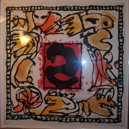 Radierung Und Aquatinta Alechinsky - S'aspire