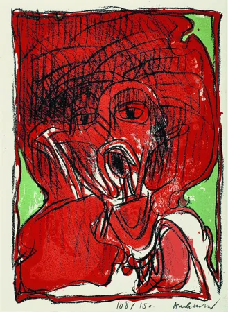 Lithographie Alechinsky - Schismes