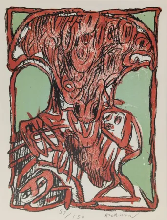 Lithographie Alechinsky - Schismes 