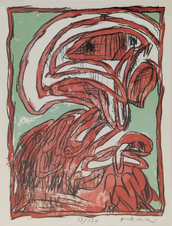 Lithographie Alechinsky - Schismes