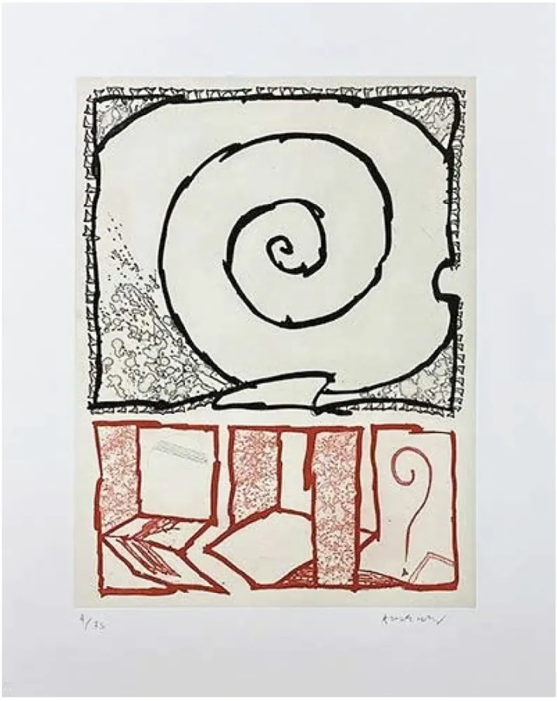 Stich Alechinsky - Spirale