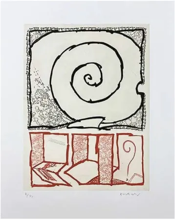 Stich Alechinsky - Spirale
