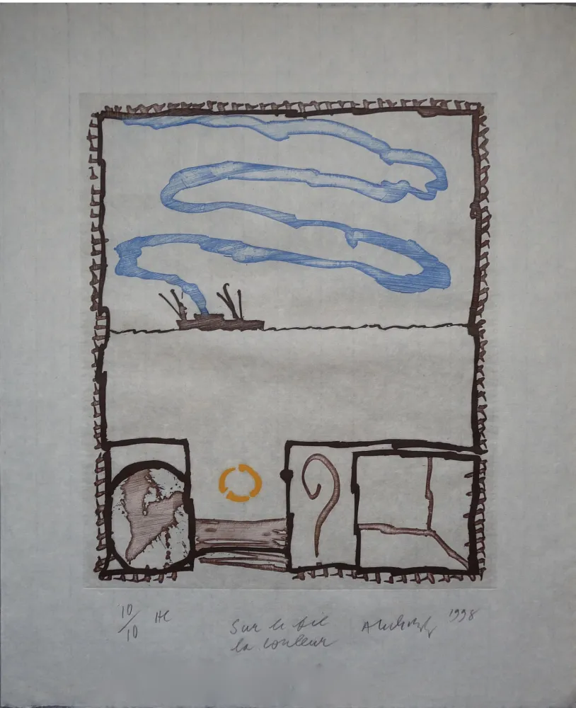 Stich Alechinsky - Sur le Fil la couleur 