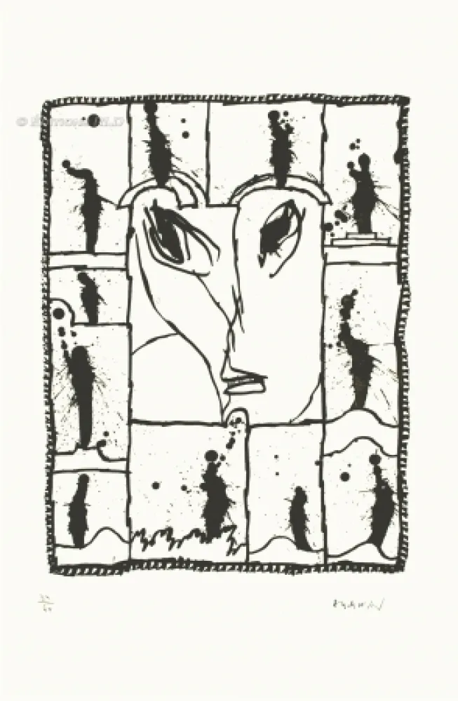 Radierung Und Aquatinta Alechinsky - Sur les onze coups de midi