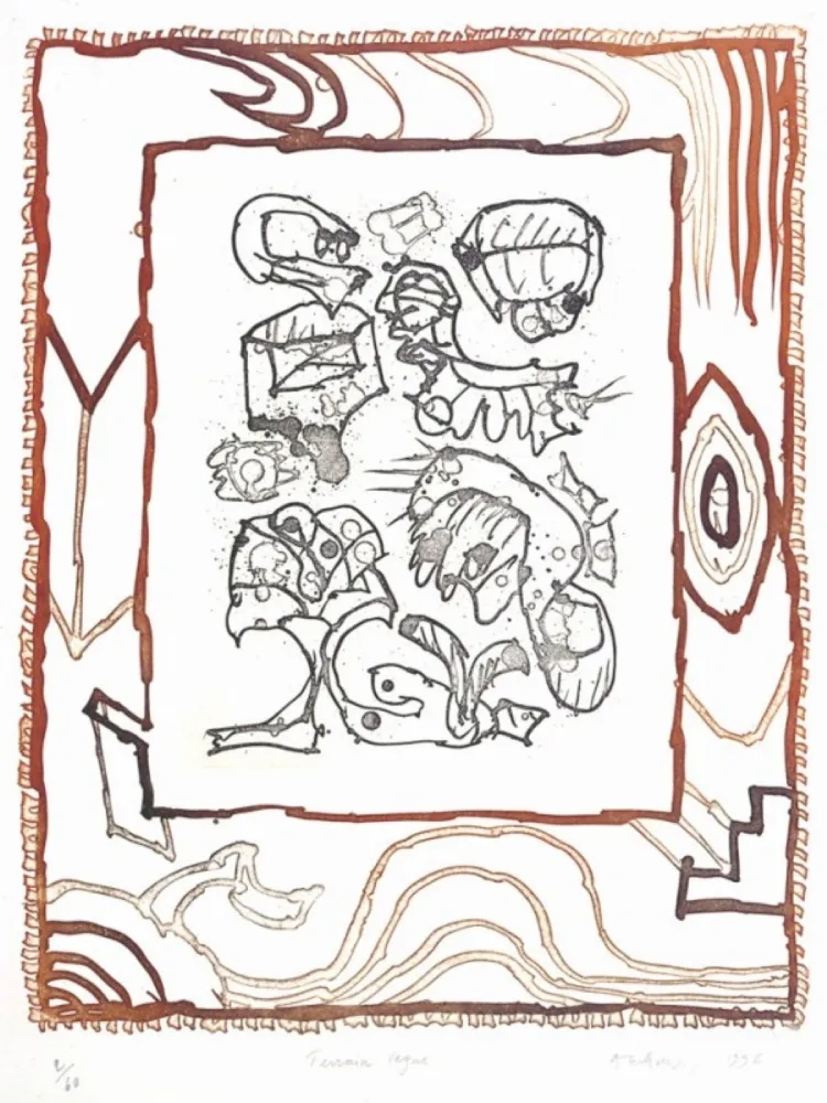 Stich Alechinsky - Terrain vague