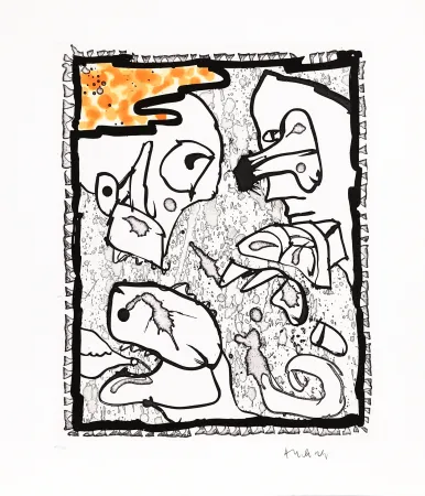 Linolschnitt Alechinsky - Traité des excitants modernes 01