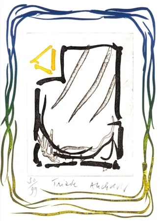 Lithographie Alechinsky - Triade 