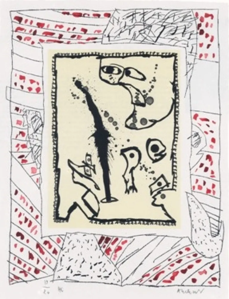 Aquatinta Alechinsky - Troll