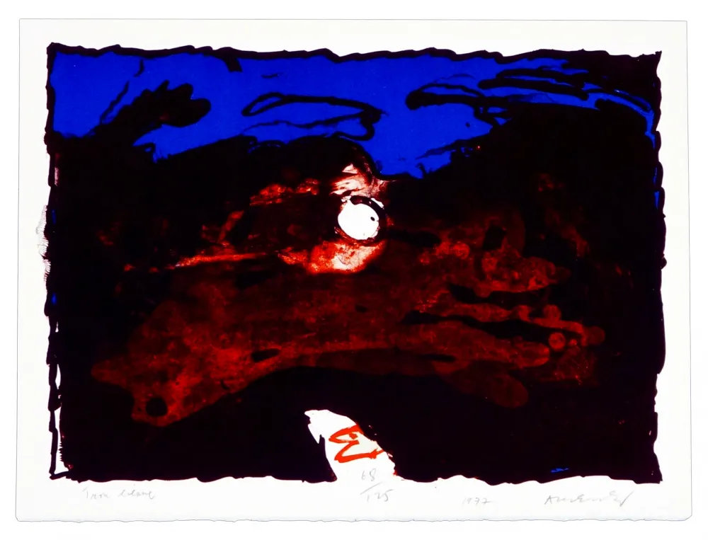 Lithographie Alechinsky - Trou Blanc