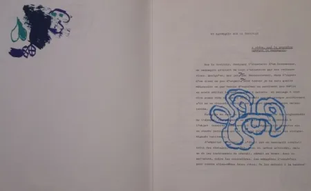 Illustriertes Buch Alechinsky - Un mannepquin sur le trottoir