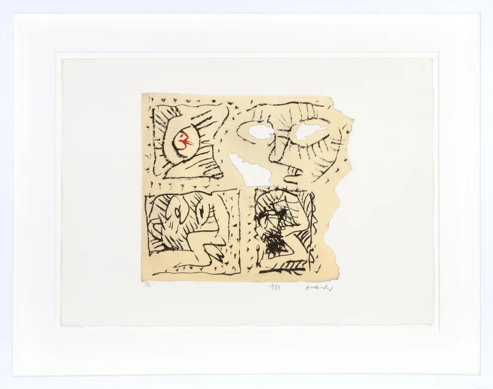 Aquatinta Alechinsky - Untitled