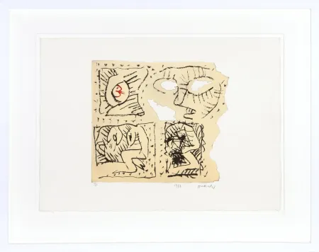 Aquatinta Alechinsky - Untitled