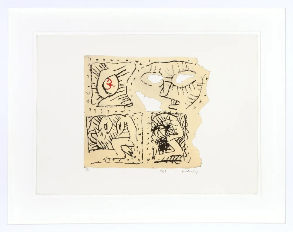 Aquatinta Alechinsky - Untitled