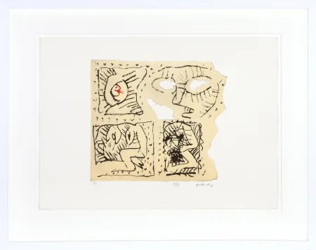 Aquatinta Alechinsky - Untitled