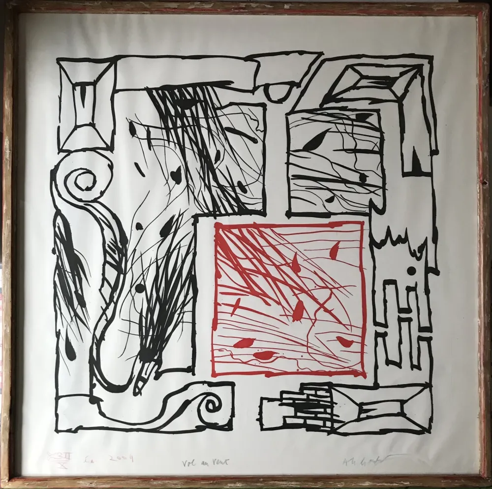 Radierung Und Aquatinta Alechinsky - Vol au vent