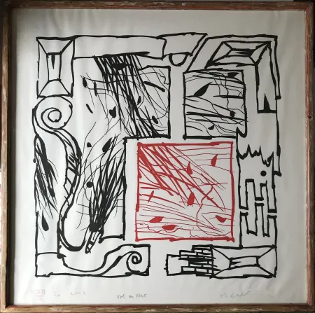 Radierung Und Aquatinta Alechinsky - Vol au vent