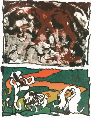 Lithographie Alechinsky - Vulcanologies