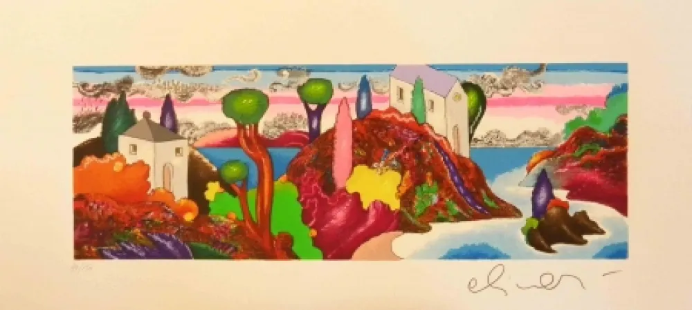 Siebdruck Alinari - Alla stessa ora ma in un cosmo analogo 