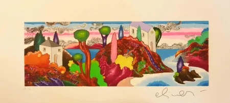 Siebdruck Alinari - Alla stessa ora ma in un cosmo analogo 