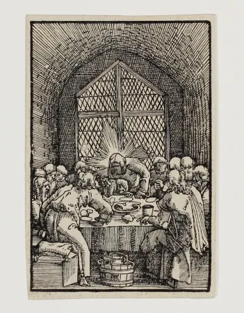 Holzschnitt Altdorfer - Das letzte Abendmahl (The last Supper)