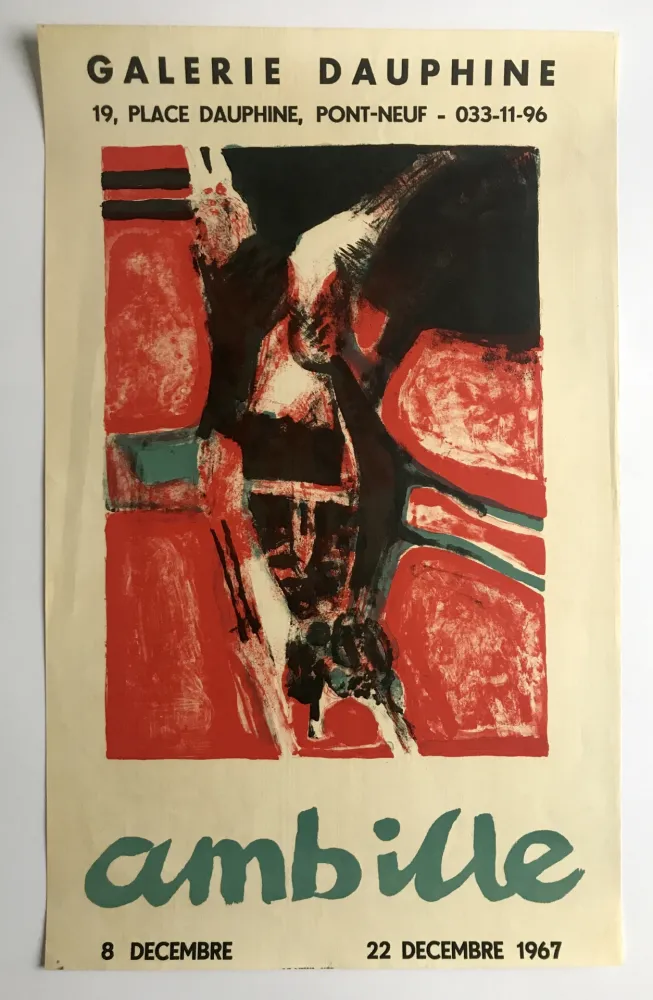 Plakat Ambille - Galerie Dauphine