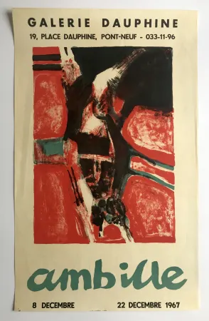 Plakat Ambille - Galerie Dauphine