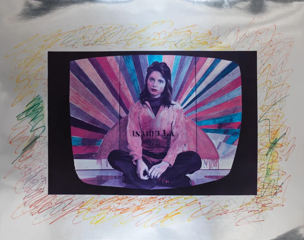 Siebdruck Angeli - Isabella Rossellini