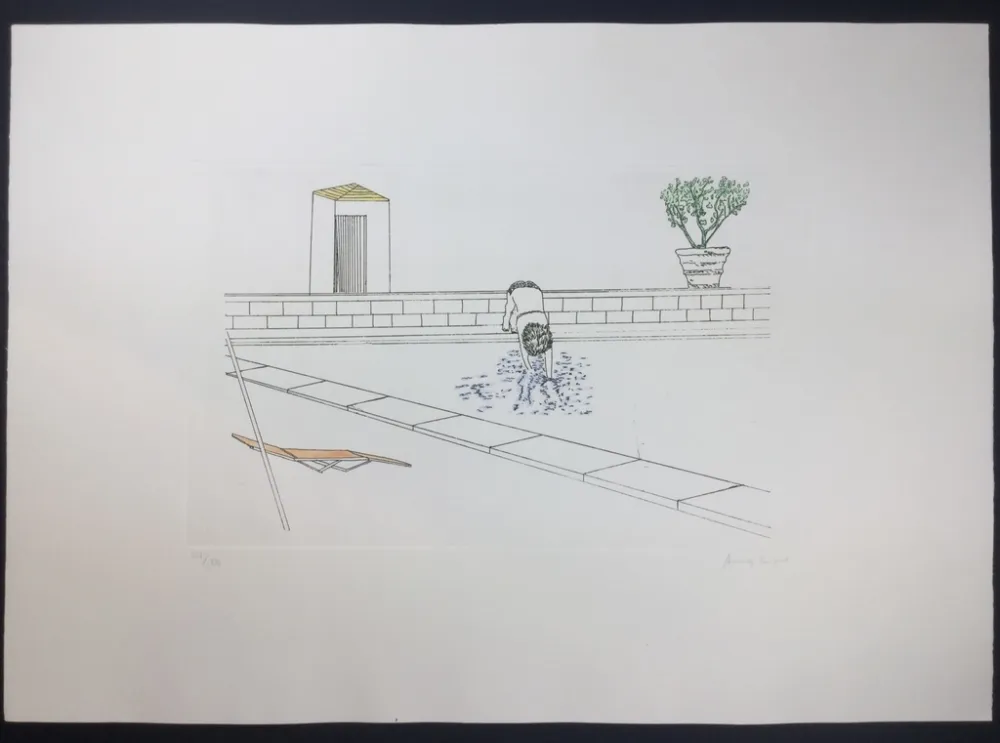 Radierung Und Aquatinta Angeli - Untitled 