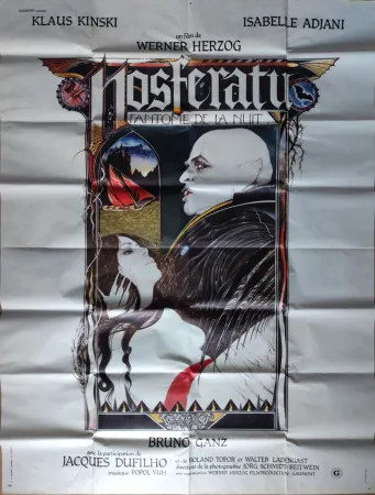 Plakat Anonyme - Klaus Kinski. Werner Herzog Nosferatu. 