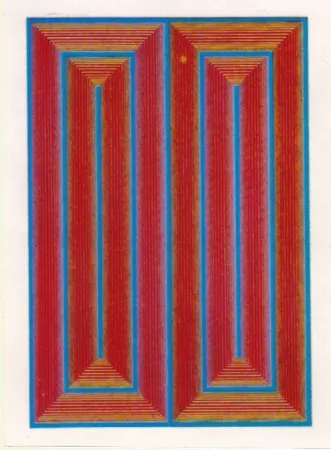 Siebdruck Anuszkiewicz - Untiltled