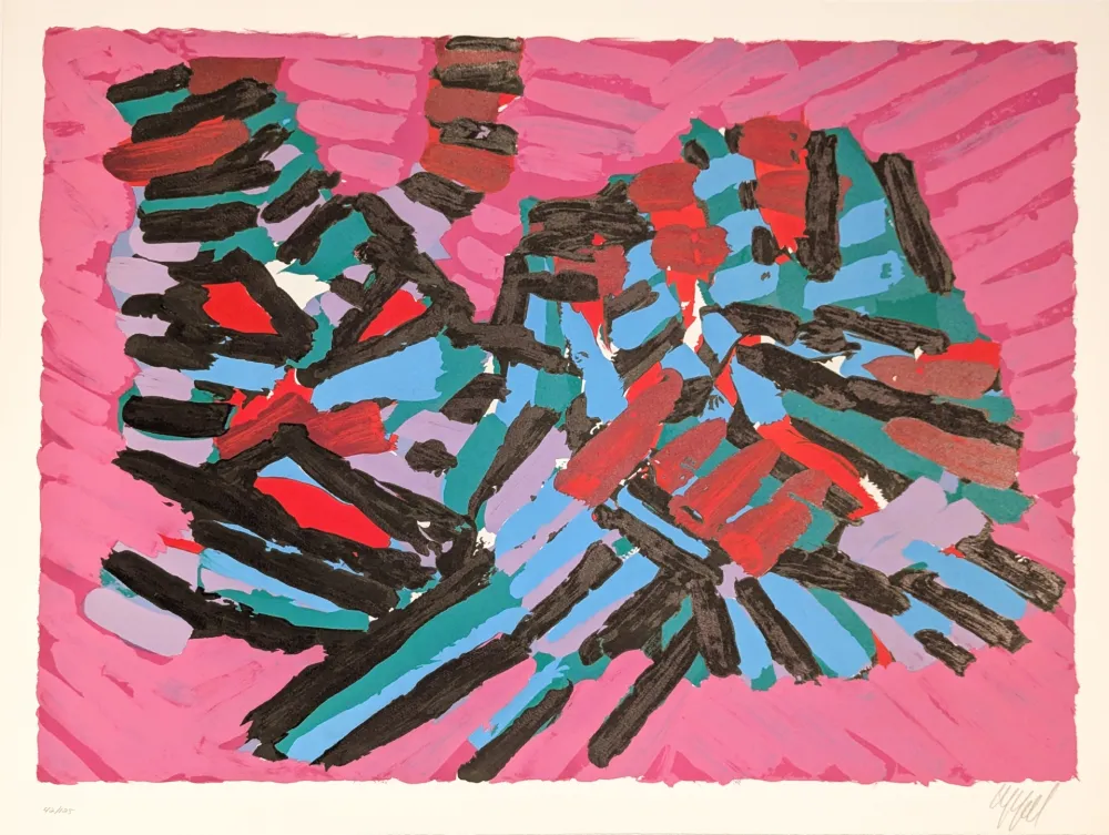 Lithographie Appel - About a Cat 